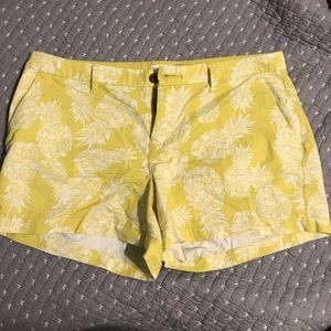 Women’s pineapple shorts size 12